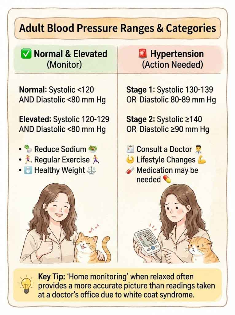 Blood Pressure Ranges