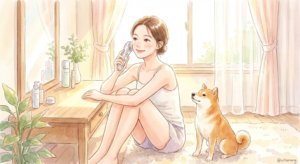 Twice Jihyo’s Morning Skincare: The Vanav Device from Her Vogue Beauty Secrets